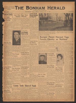Primary view of object titled 'The Bonham Herald (Bonham, Tex.), Vol. 36, No. 19, Ed. 1 Thursday, December 31, 1964'.