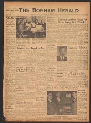 The Bonham Herald (Bonham, Tex.), Vol. 36, No. 28, Ed. 1 Thursday, March 4, 1965