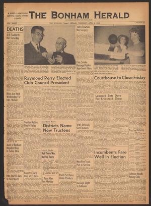 The Bonham Herald (Bonham, Tex.), Vol. 36, No. 33, Ed. 1 Thursday, April 8, 1965