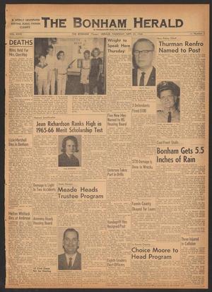 The Bonham Herald (Bonham, Tex.), Vol. 37, No. 3, Ed. 1 Thursday, September 23, 1965