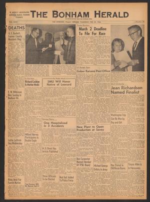 The Bonham Herald (Bonham, Tex.), Vol. 27, No. 24, Ed. 1 Thursday, February 24, 1966