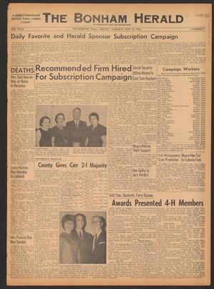 The Bonham Herald (Bonham, Tex.), Vol. 28, No. 7, Ed. 1 Thursday, November 10, 1966