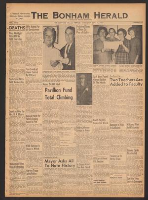 The Bonham Herald (Bonham, Tex.), Vol. 28, No. 52, Ed. 1 Thursday, September 21, 1967