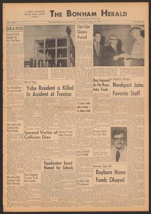 The Bonham Herald (Bonham, Tex.), Vol. 32, No. 39, Ed. 1 Thursday, June 24, 1971