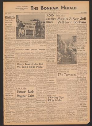 Primary view of object titled 'The Bonham Herald (Bonham, Tex.), Vol. 33, No. 3, Ed. 1 Thursday, October 14, 1971'.