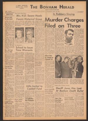 Primary view of object titled 'The Bonham Herald (Bonham, Tex.), Vol. 33, No. 9, Ed. 1 Thursday, November 25, 1971'.