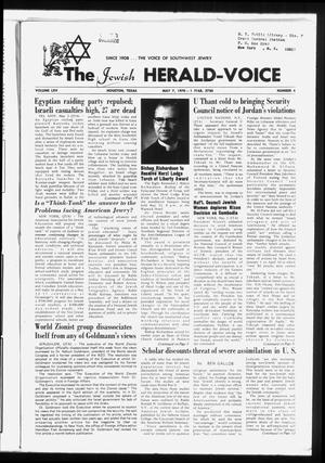 The Jewish Herald-Voice (Houston, Tex.), Vol. 65, No. 4, Ed. 1 Thursday, May 7, 1970