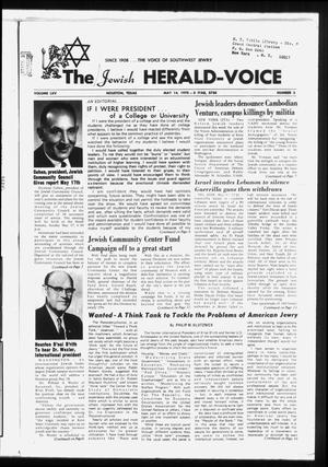 The Jewish Herald-Voice (Houston, Tex.), Vol. 65, No. 5, Ed. 1 Thursday, May 14, 1970