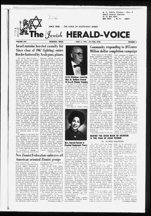 The Jewish Herald-Voice (Houston, Tex.), Vol. 65, No. 8, Ed. 1 Thursday, June 4, 1970