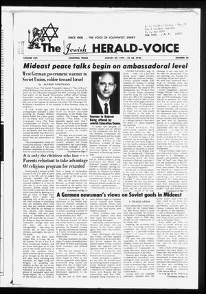 The Jewish Herald-Voice (Houston, Tex.), Vol. 65, No. 20, Ed. 1 Thursday, August 27, 1970