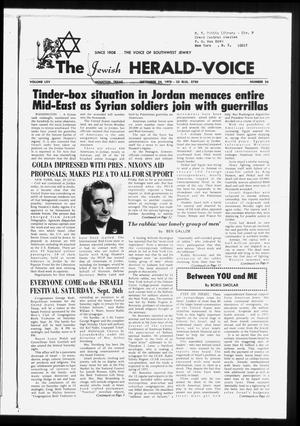 The Jewish Herald-Voice (Houston, Tex.), Vol. 65, No. 24, Ed. 1 Thursday, September 24, 1970