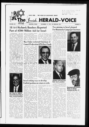 The Jewish Herald-Voice (Houston, Tex.), Vol. 65, No. 32, Ed. 1 Thursday, November 19, 1970