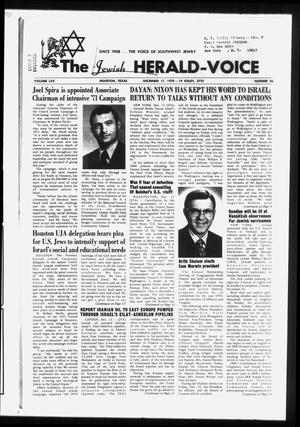 The Jewish Herald-Voice (Houston, Tex.), Vol. 65, No. 36, Ed. 1 Thursday, December 17, 1970
