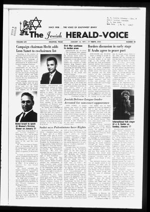 The Jewish Herald-Voice (Houston, Tex.), Vol. 65, No. 40, Ed. 1 Thursday, January 14, 1971