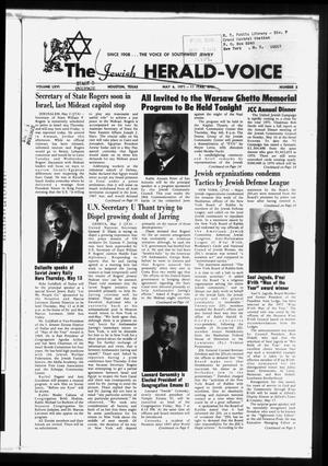 The Jewish Herald-Voice (Houston, Tex.), Vol. 66, No. 5, Ed. 1 Thursday, May 6, 1971