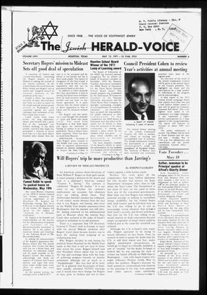 The Jewish Herald-Voice (Houston, Tex.), Vol. 66, No. 6, Ed. 1 Thursday, May 13, 1971