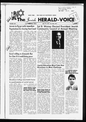 Primary view of object titled 'The Jewish Herald-Voice (Houston, Tex.), Vol. 66, No. 7, Ed. 1 Thursday, May 20, 1971'.