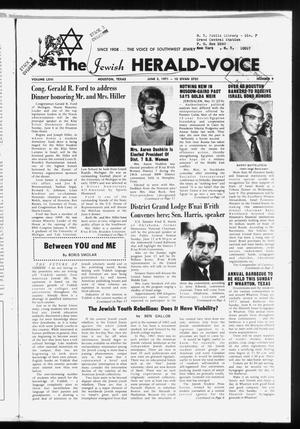 The Jewish Herald-Voice (Houston, Tex.), Vol. 66, No. 9, Ed. 1 Thursday, June 3, 1971