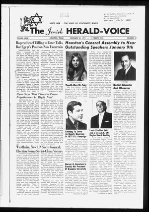 The Jewish Herald-Voice (Houston, Tex.), Vol. 67, No. 39, Ed. 1 Thursday, December 30, 1971