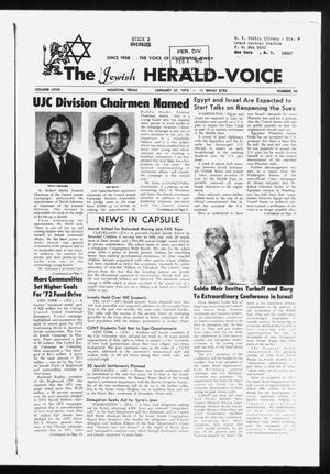 The Jewish Herald-Voice (Houston, Tex.), Vol. 67, No. 43, Ed. 1 Thursday, January 27, 1972