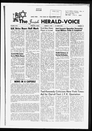 The Jewish Herald-Voice (Houston, Tex.), Vol. 67, No. 49, Ed. 1 Thursday, March 9, 1972