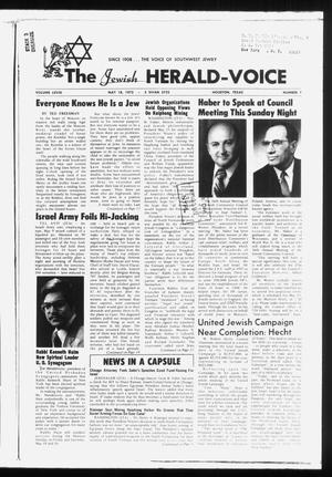 The Jewish Herald-Voice (Houston, Tex.), Vol. 68, No. 7, Ed. 1 Thursday, May 18, 1972