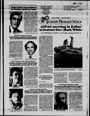 Jewish Herald-Voice (Houston, Tex.), Vol. 75, No. 46, Ed. 1 Thursday, January 26, 1984
