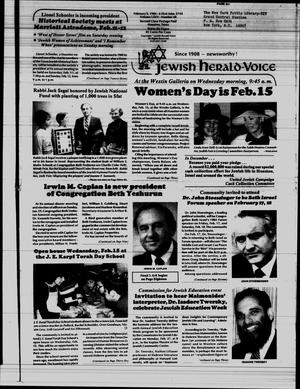 Primary view of object titled 'Jewish Herald-Voice (Houston, Tex.), Vol. 75, No. 48, Ed. 1 Thursday, February 9, 1984'.