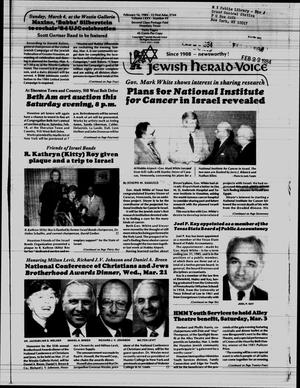 Jewish Herald-Voice (Houston, Tex.), Vol. 75, No. 49, Ed. 1 Thursday, February 16, 1984