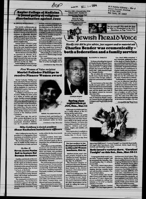 Jewish Herald-Voice (Houston, Tex.), Vol. 75, No. 52, Ed. 1 Thursday, March 8, 1984