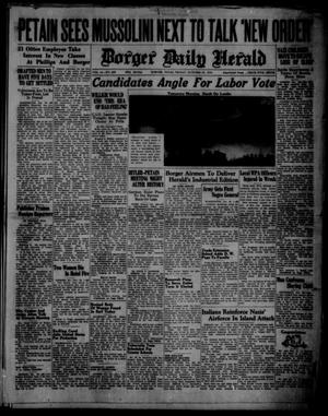 Borger Daily Herald (Borger, Tex.), Vol. 14, No. 289, Ed. 1 Friday, October 25, 1940