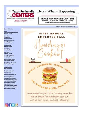 Texas Panhandle Centers [Agency Newsletter], Volume 19, Number 10, October 2022