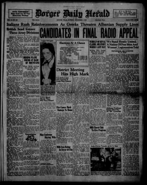 Borger Daily Herald (Borger, Tex.), Vol. 14, No. 297, Ed. 1 Monday, November 4, 1940