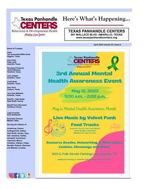 Texas Panhandle Centers [Agency Newsletter], Volume 20, Number 4, April 2023