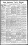 Newspaper: San Antonio Daily Light. (San Antonio, Tex.), Vol. 10, No. 153, Ed. 1…