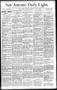 Newspaper: San Antonio Daily Light. (San Antonio, Tex.), Vol. 10, No. 155, Ed. 1…