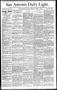 Thumbnail image of item number 1 in: 'San Antonio Daily Light. (San Antonio, Tex.), Vol. 10, No. 168, Ed. 1 Thursday, August 7, 1890'.