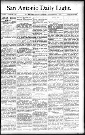 San Antonio Daily Light. (San Antonio, Tex.), Vol. 10, No. 198, Ed. 1 Tuesday, September 9, 1890