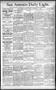 Newspaper: San Antonio Daily Light. (San Antonio, Tex.), Vol. 10, No. 239, Ed. 1…