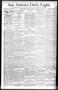 Newspaper: San Antonio Daily Light. (San Antonio, Tex.), Vol. 10, No. 258, Ed. 1…