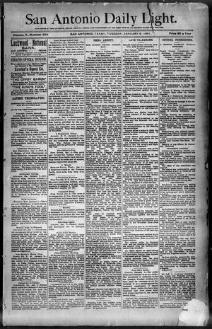 San Antonio Daily Light. (San Antonio, Tex.), Vol. 10, No. 289, Ed. 1 Tuesday, January 6, 1891