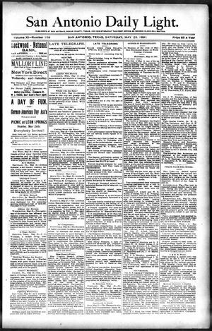 San Antonio Daily Light. (San Antonio, Tex.), Vol. 11, No. 108, Ed. 1 Saturday, May 23, 1891