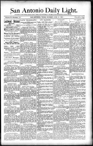 San Antonio Daily Light. (San Antonio, Tex.), Vol. 11, No. 121, Ed. 1 Monday, June 8, 1891