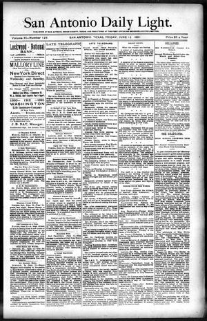 San Antonio Daily Light. (San Antonio, Tex.), Vol. 11, No. 125, Ed. 1 Friday, June 12, 1891