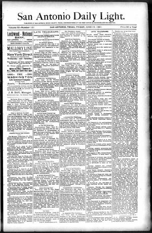 San Antonio Daily Light. (San Antonio, Tex.), Vol. 11, No. 131, Ed. 1 Friday, June 19, 1891