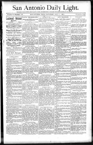 San Antonio Daily Light. (San Antonio, Tex.), Vol. 11, No. 149, Ed. 1 Saturday, July 11, 1891