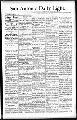 San Antonio Daily Light. (San Antonio, Tex.), Vol. 11, No. 152, Ed. 1 Wednesday, July 15, 1891