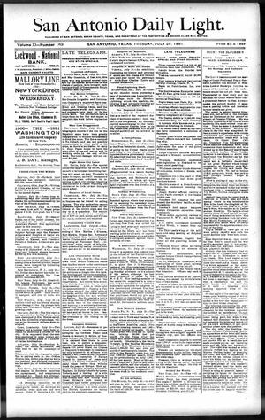 San Antonio Daily Light. (San Antonio, Tex.), Vol. 11, No. 163, Ed. 1 Tuesday, July 28, 1891