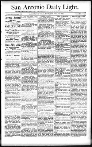 San Antonio Daily Light. (San Antonio, Tex.), Vol. 11, No. 165, Ed. 1 Thursday, July 30, 1891