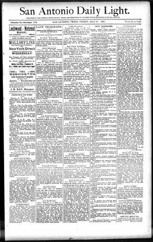 San Antonio Daily Light. (San Antonio, Tex.), Vol. 11, No. 166, Ed. 1 Friday, July 31, 1891